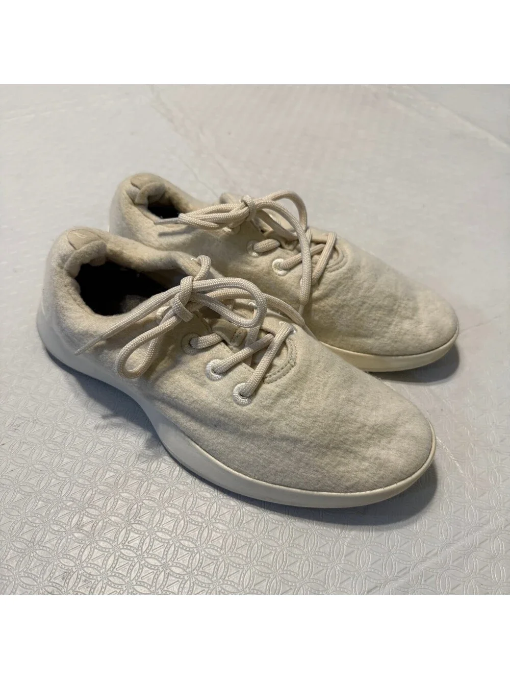 Allbirds Wool Runners in Natural White Women's US 10